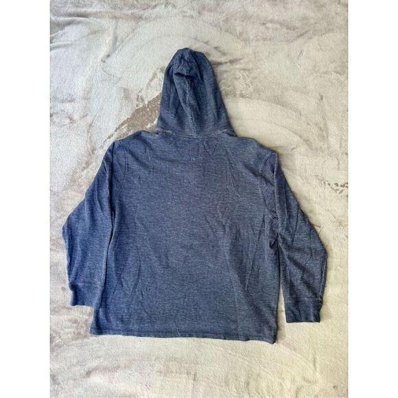 Alesbury Men's Blue Keaton Thermal Classic Long Sleeve Henley Hoodie Size 2XL - Picture 8 of 8
